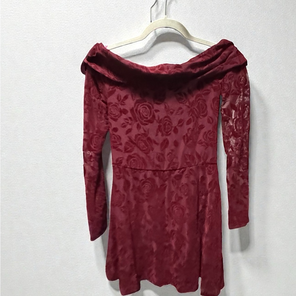 Wild Fable Red Floral Mini Dress